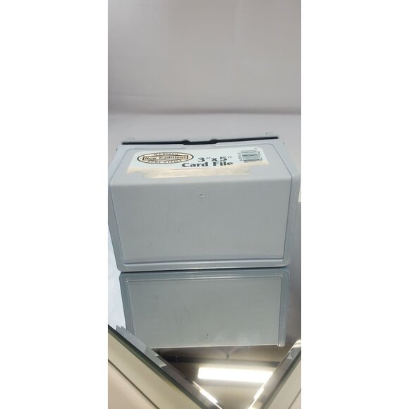 Vintage W.T Rogers Home Office Card File 3'' x 5'' with Cards & Dividers - Picture 5 of 10